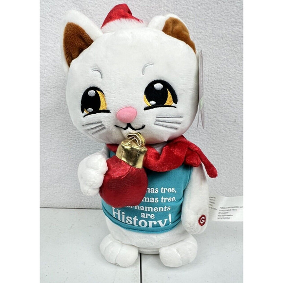 Gemmy Animated singing dancing Cat kitten ornaments are history - Picture 1 of 3